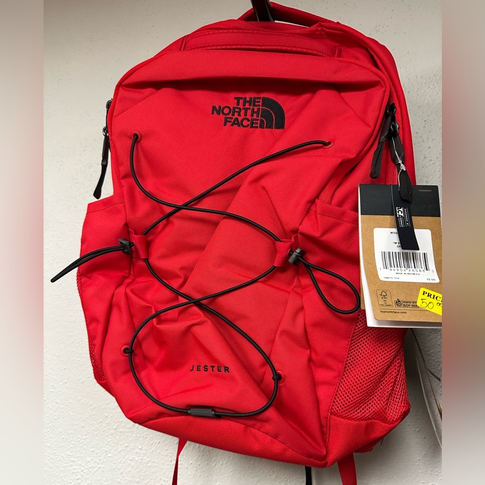 The North Face Jester Backpack. NWT red